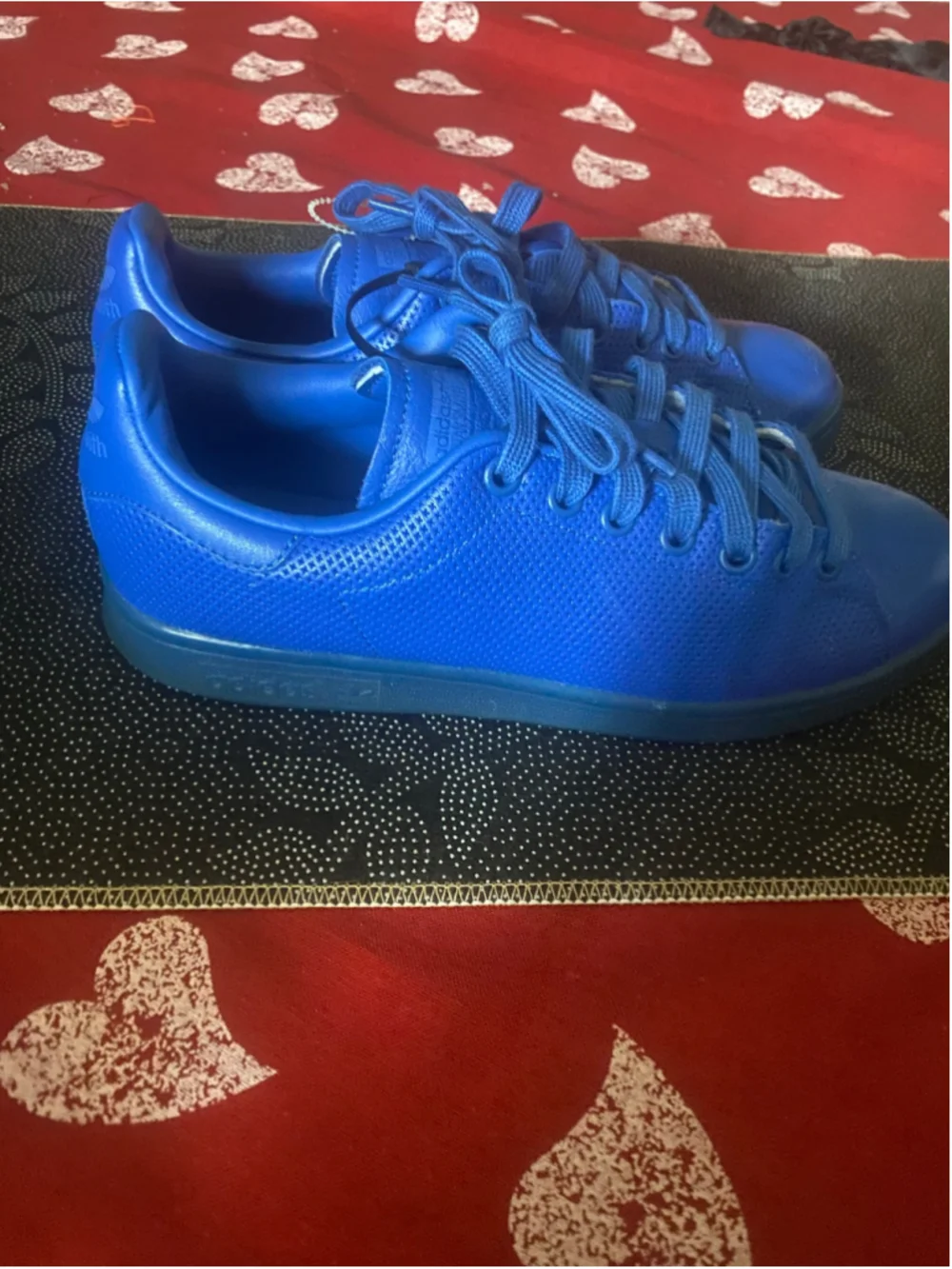 Men’s Adidas Stan Smith Blue Sneakers Size 7.5